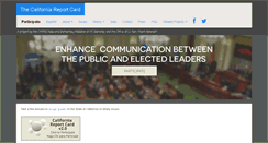 Desktop Screenshot of californiareportcard.org